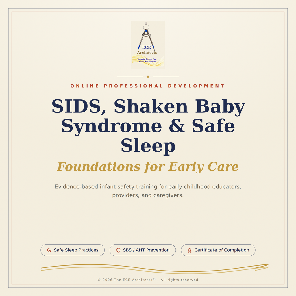 SIDS, Shaken Baby Syndrome & Safe Sleep Foundations for Early Care #196602