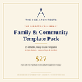 The Director's Family & Community Template Pack