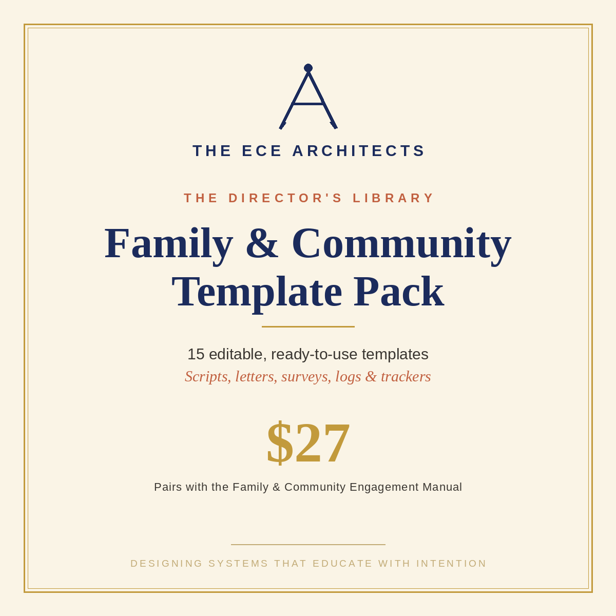 The Director's Family & Community Template Pack
