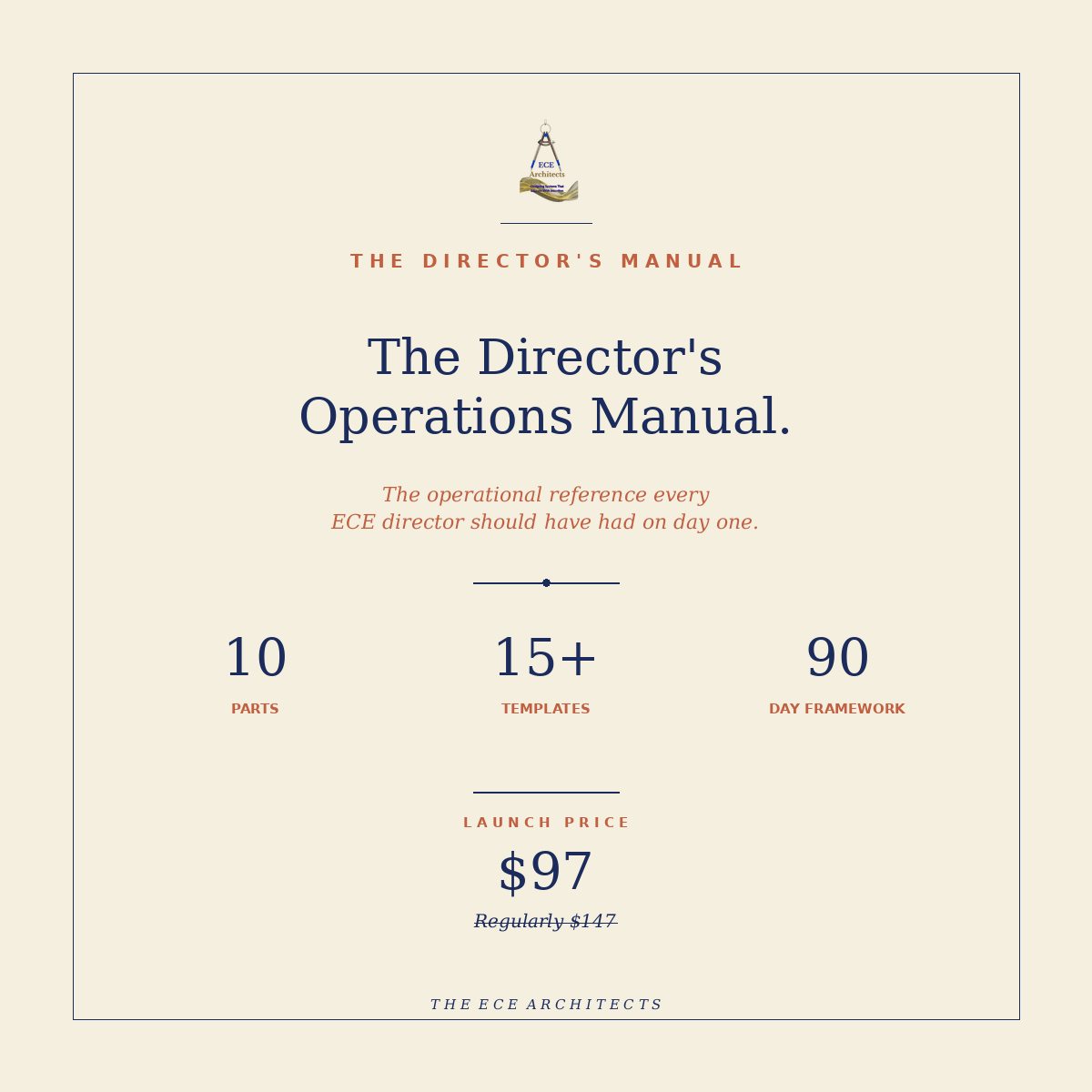 The Director's Operations Manual + Editable Template Pack