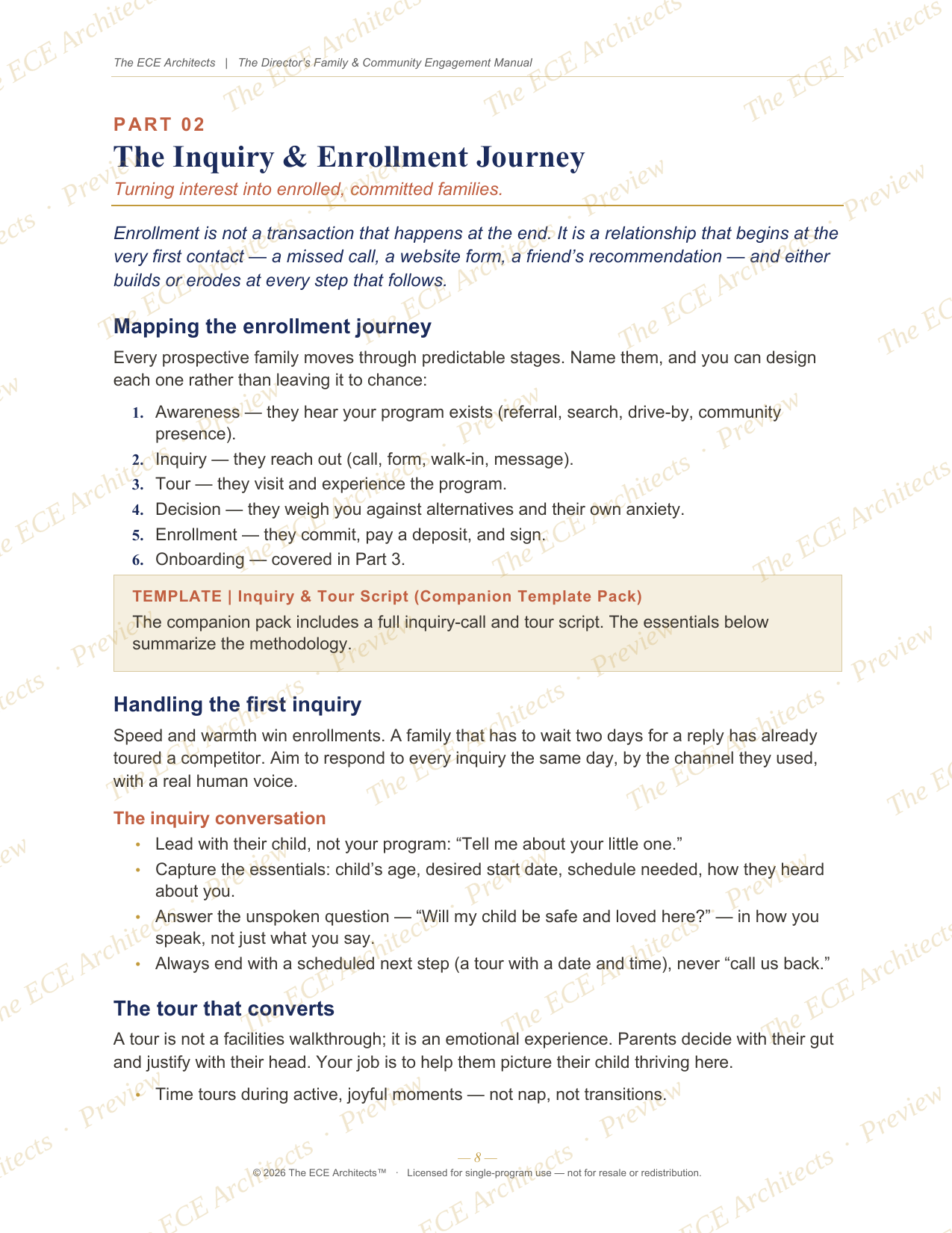 The Director's Family & Community Engagement Manual