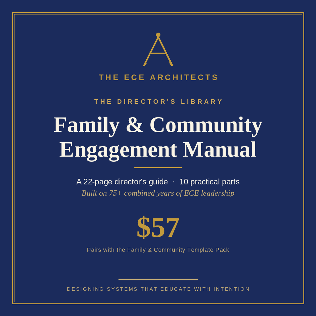 The Director's Family & Community Engagement Manual