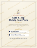 Safe Sleep Quick-Post Pack — Printable Infant Safety Bundle